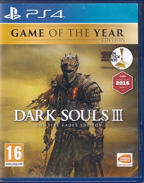 Dark Souls 3 - Game of the Year edition - PS4 (B-Grade) (Genbrug)